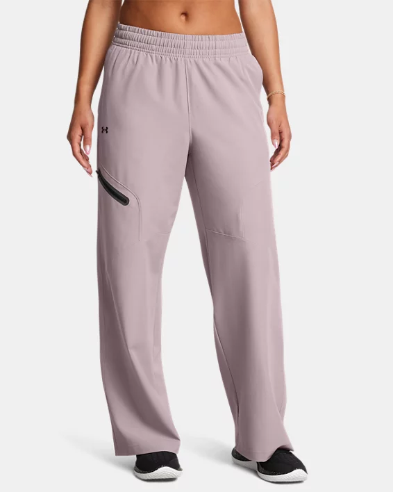 Under Armour Pantalón UA Unstoppable Woven Wide Leg para mujer  