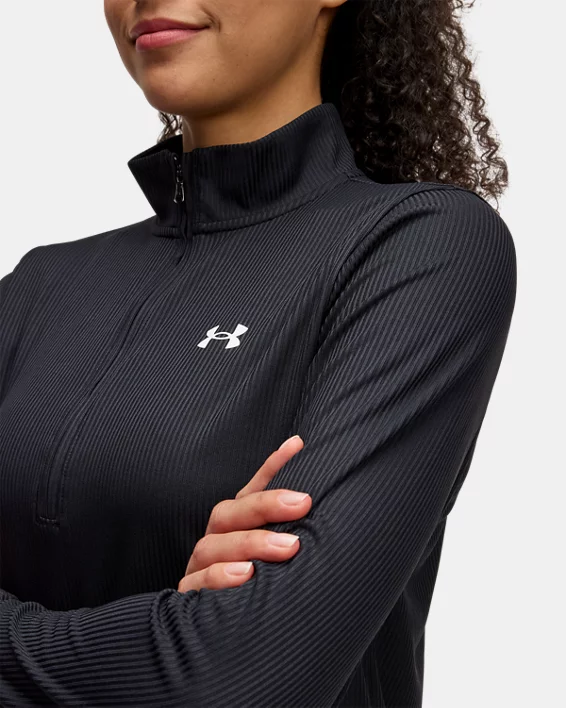 Under Armour Parte De Arriba Acanalada Con Media Cremallera UA Tech™ Para Mujer  