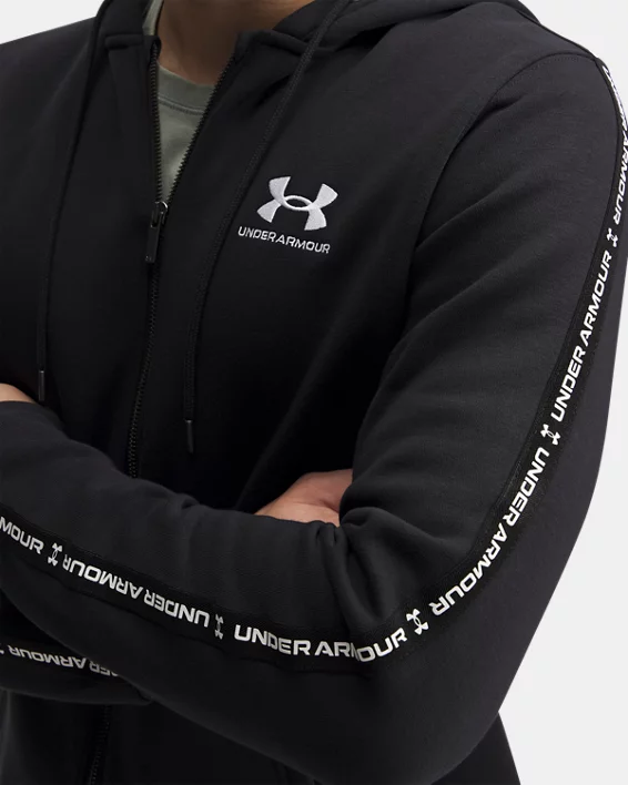 Under Armour Parte De Arriba Con Cremallera Completa UA Icon Fleece Taping Para Hombre  