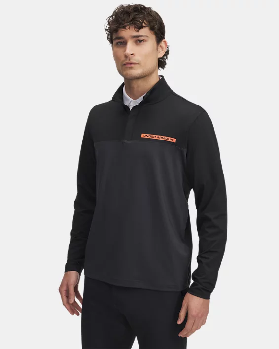 Under Armour Parte de arriba con cremallera de ¼ UA Tee To Green para hombre  