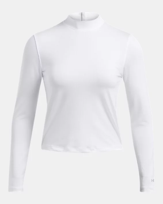 Under Armour Parte De Arriba De Manga Larga Con Cuello Alto UA Drive Para Mujer  