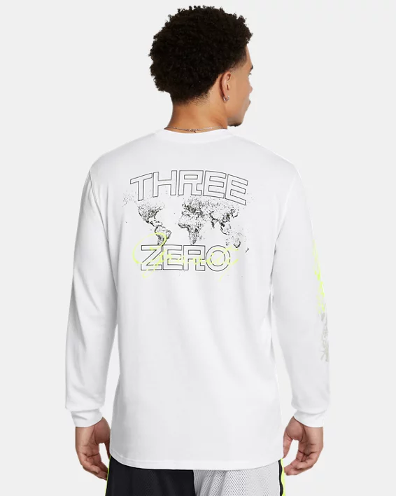 Under Armour Parte De Arriba De Manga Larga Curry Verbiage Heavyweight Para Hombre  