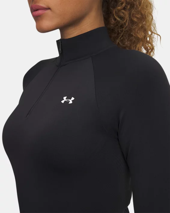 Under Armour Parte Superior Con Cremallera De ¼ Sin Costuras UA Vanish Para Mujer  