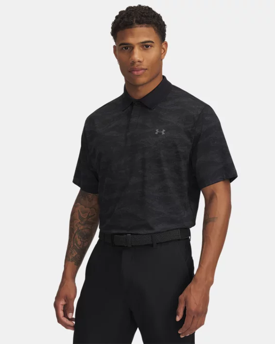 Under Armour Polo con estampado UA Drive Chill para hombre  
