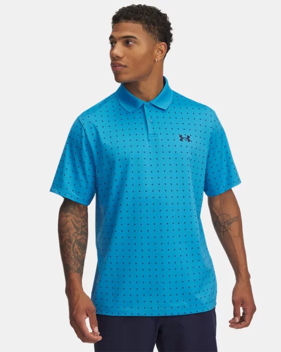 Under Armour Polo con estampado UA Matchplay para hombre  