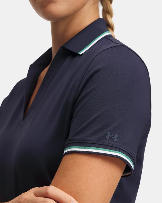 Under Armour Polo De Manga Corta UA Drive Rib Para Mujer  
