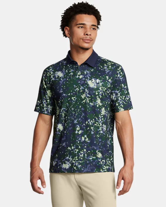 Under Armour Polo estampado UA Tee To Green para hombre  