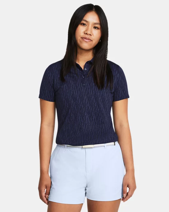 Under Armour Polo UA Playoff 3.0 Digi Jacquard para mujer  