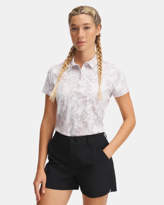 Under Armour Polo UA Playoff 3.0 Printed para mujer  