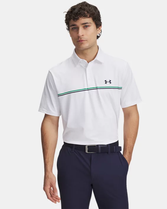 Under Armour Polo UA Playoff 3.0 Stripe para hombre  