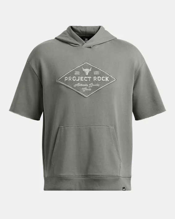 Under Armour Sudadera Con Capucha De Manga Corta Project Rock Heavyweight Tools Of The Trade Para Hombre  