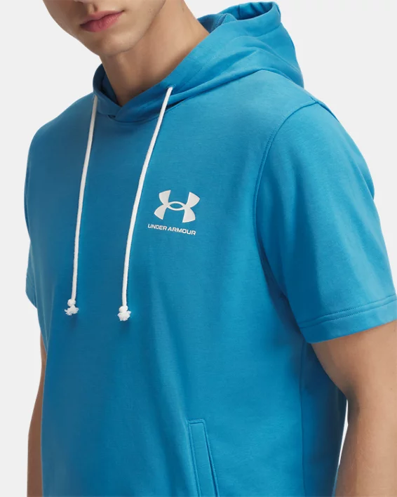Under Armour Sudadera Con Capucha De Manga Corta UA Rival Terry Para Hombre  