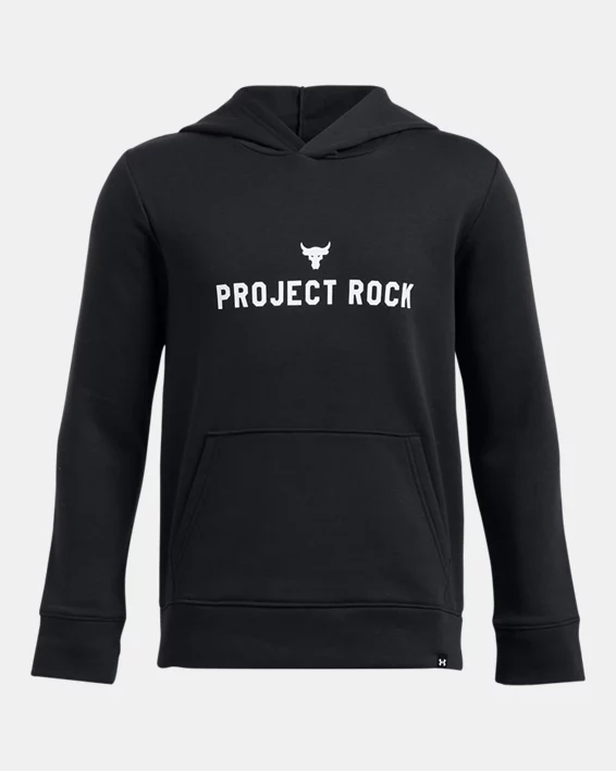 Under Armour Sudadera con capucha Project Rock Rival para niño  