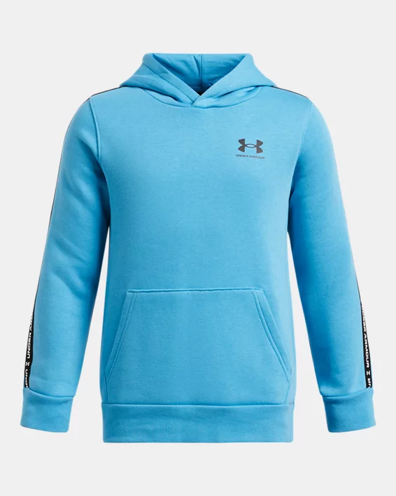 Under Armour Sudadera con capucha UA Icon Fleece Taping para niño  