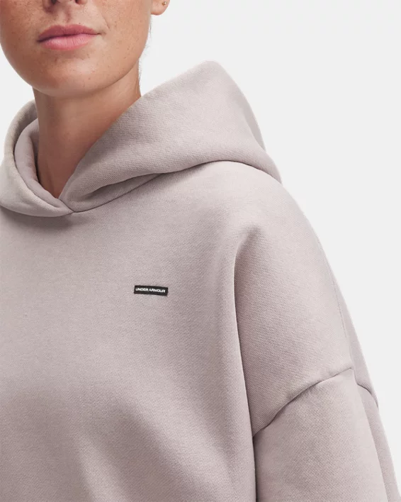 Under Armour Sudadera Con Capucha UA Icon Heavyweight Fleece Oversized Para Mujer  