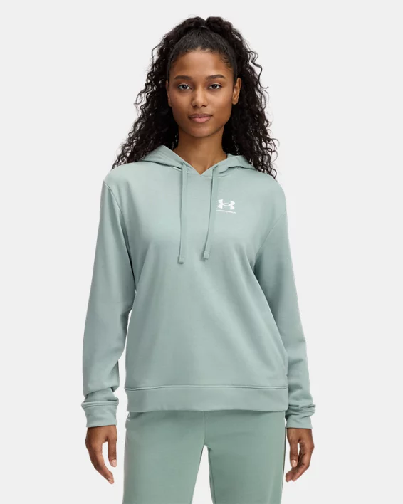 Under Armour Sudadera con capucha UA Rival Terry para mujer  