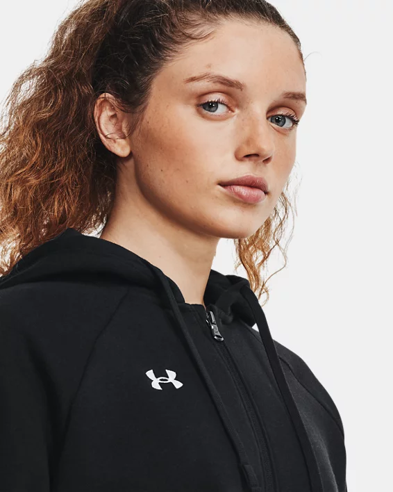 Under Armour Sudadera Con Capucha Y Cremallera Completa De Tejido Fleece UA Rival Para Mujer  