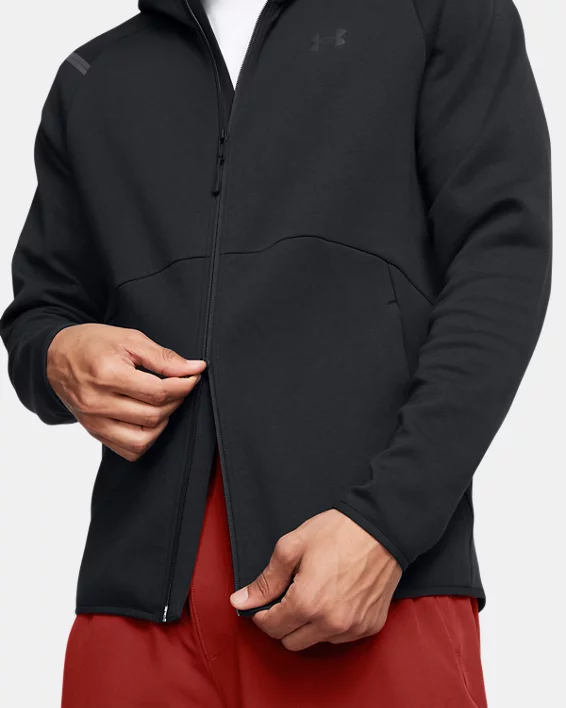 Under Armour Sudadera Con Capucha Y Cremallera Completa UA Unstoppable Fleece Para Hombre  