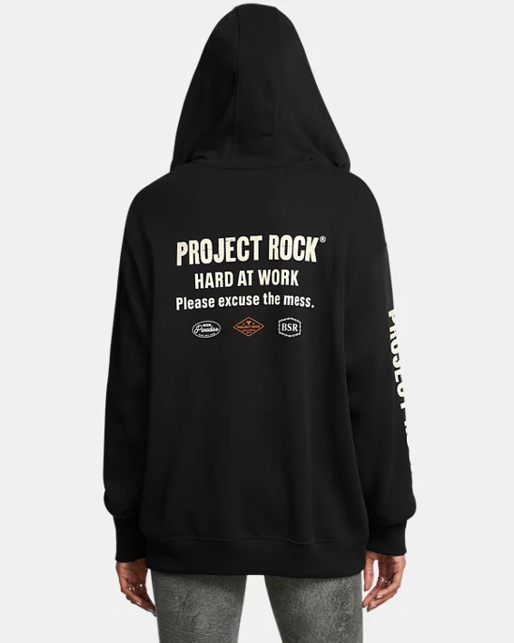 Under Armour Sudadera Con Cremallera Completa Project Rock Heavyweight Hard At Work Para Mujer  