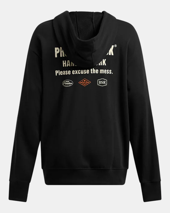 Under Armour Sudadera Con Cremallera Completa Project Rock Heavyweight Hard At Work Para Mujer  