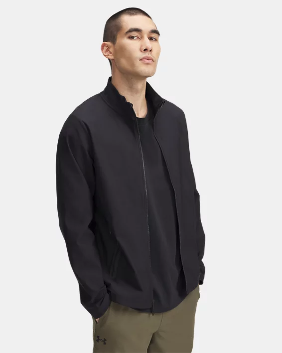 Under Armour Sudadera con cremallera completa sin capucha UA Unstoppable para hombre  