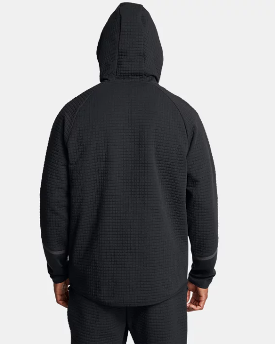 Under Armour Sudadera Con Cremallera Completa UA Unstoppable Fleece Grid Para Hombre  