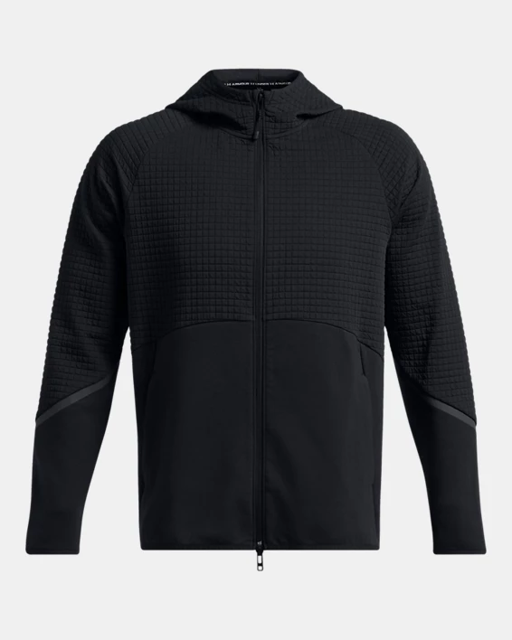 Under Armour Sudadera Con Cremallera Completa UA Unstoppable Fleece Grid Para Hombre  