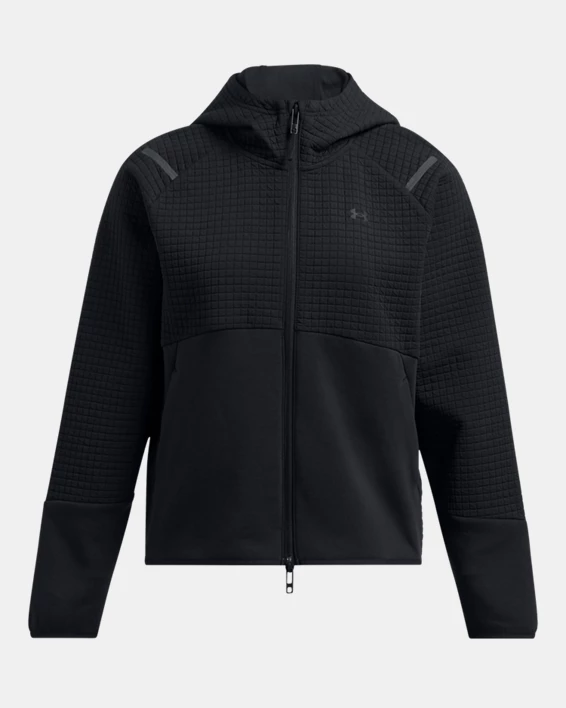 Under Armour Sudadera Con Cremallera Completa UA Unstoppable Fleece Grid Para Mujer  