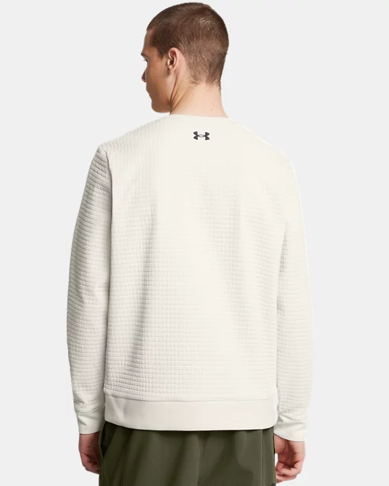 Under Armour Sudadera Con Cuello Redondo UA Unstoppable Fleece Grid Para Hombre  