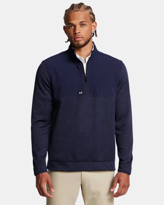 Under Armour Sudadera con media cremallera UA Drive Storm SweaterFleece para hombre  