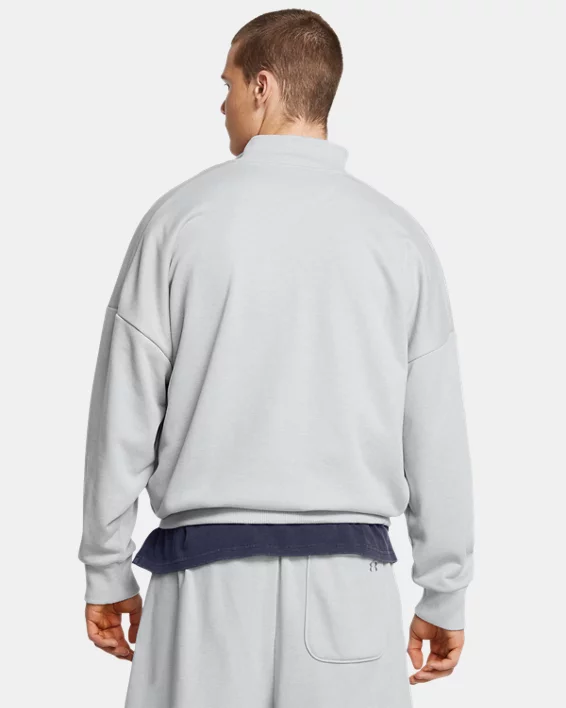 Under Armour Sudadera Con Media Cremallera UA Icon Heavyweight Terry Oversized Para Hombre  