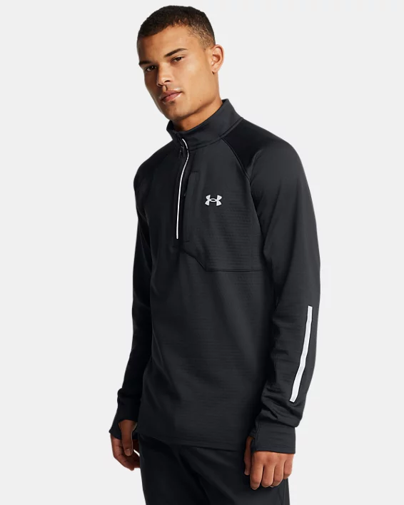 Under Armour Sudadera con media cremallera UA Launch Elite Cold Weather para hombre  