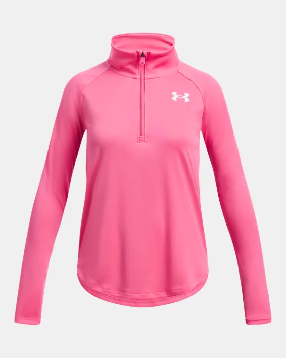 Under Armour Sudadera con media cremallera y estampado UA Tech™ para niña  