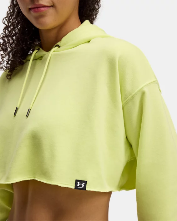 Under Armour Sudadera Corta Con Capucha UA Icon Terry Para Mujer  
