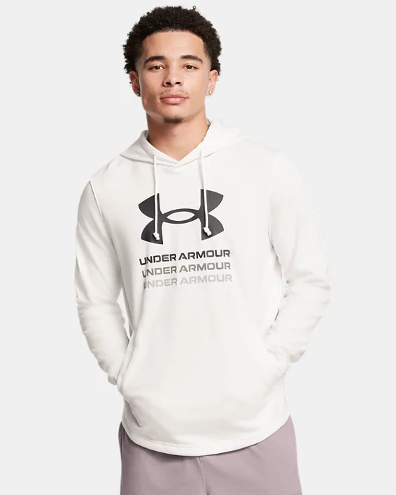 Under Armour Sudadera estampada con capucha UA Rival Terry para hombre  