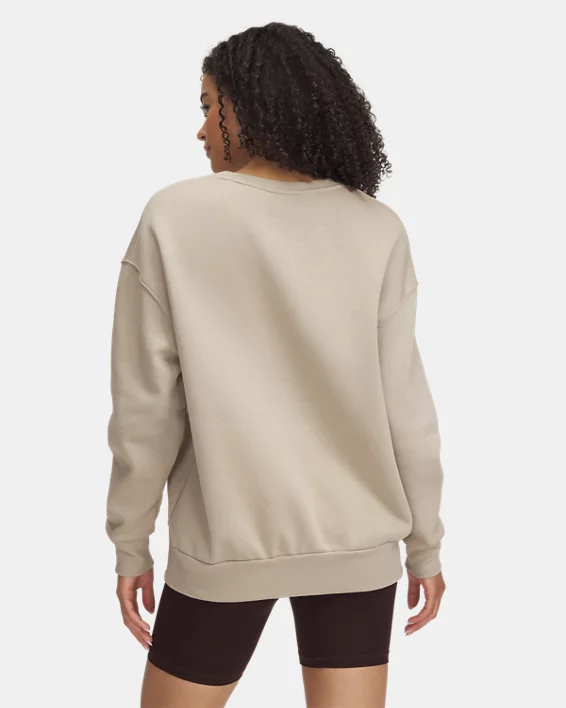 Under Armour Sudadera Oversize UA Icon Fleece Para Mujer  