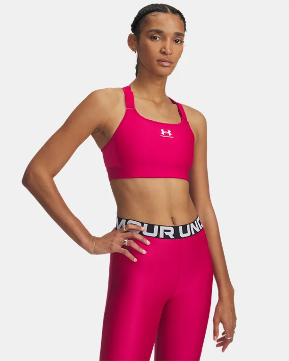 Under Armour Sujetador deportivo de sujeción alta HeatGear® Armour para mujer  