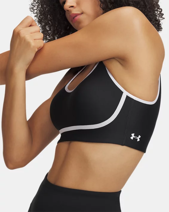 Under Armour Sujetador Deportivo De Sujeción Media Con Ribete UA Infinity Para Mujer  