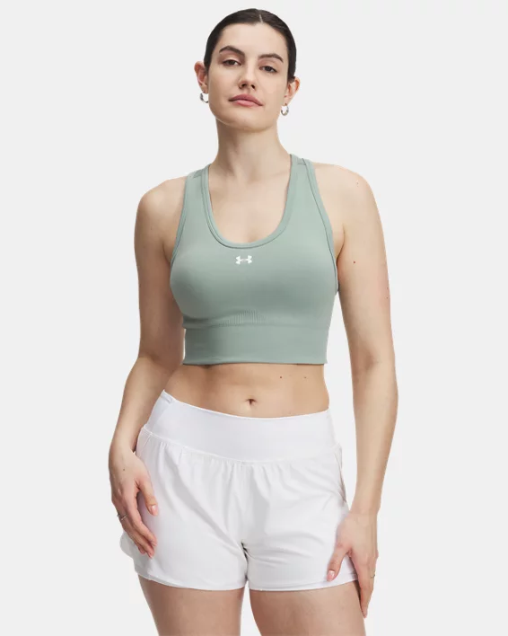 Under Armour Sujetador Deportivo De Sujeción Media UA Vanish Seamless Para Mujer  