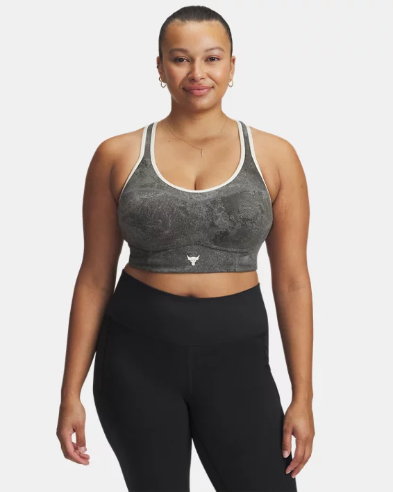 Under Armour Sujetador Estampado Project Rock Infinity Let's Go LL Para Mujer  