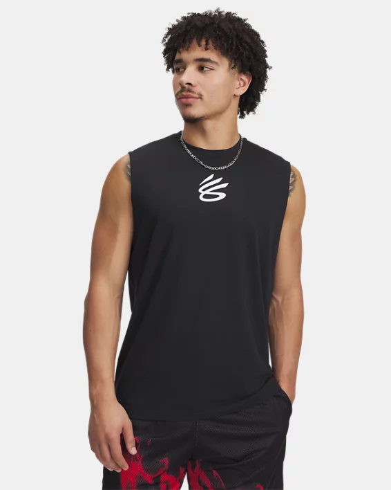 Under Armour Camiseta sin mangas Curry para hombre  