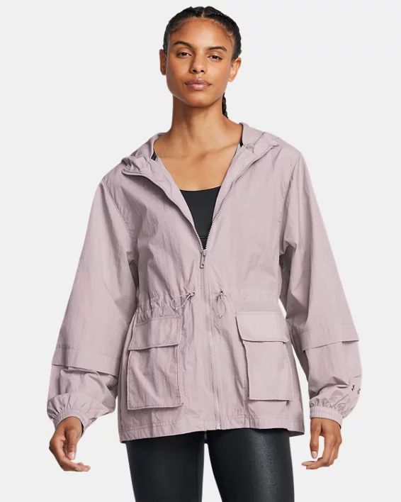 Under Armour Chaqueta UA Crinkle Woven para mujer  