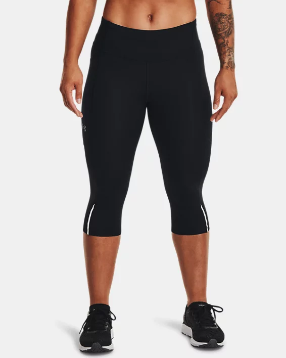 Under Armour Pantalón pirata UA Launch para mujer  