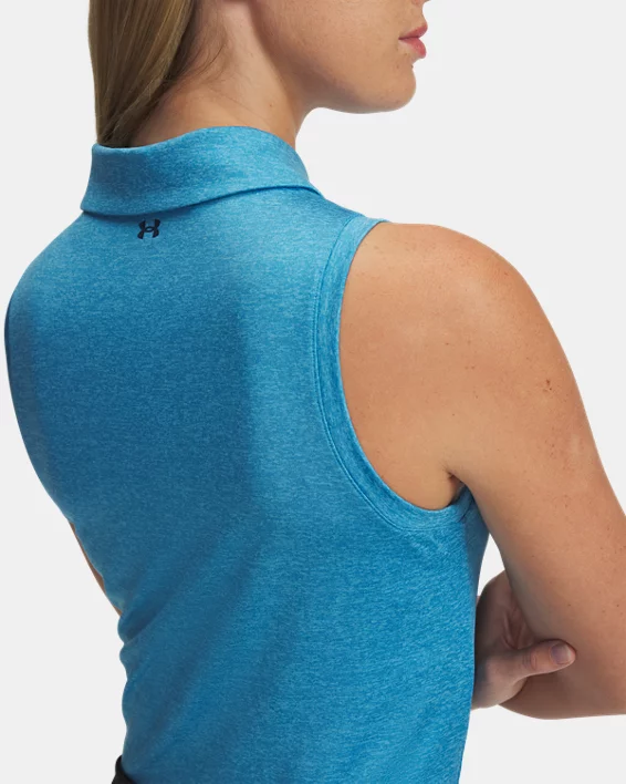 Under Armour Polo Sin Mangas UA Playoff Para Mujer  