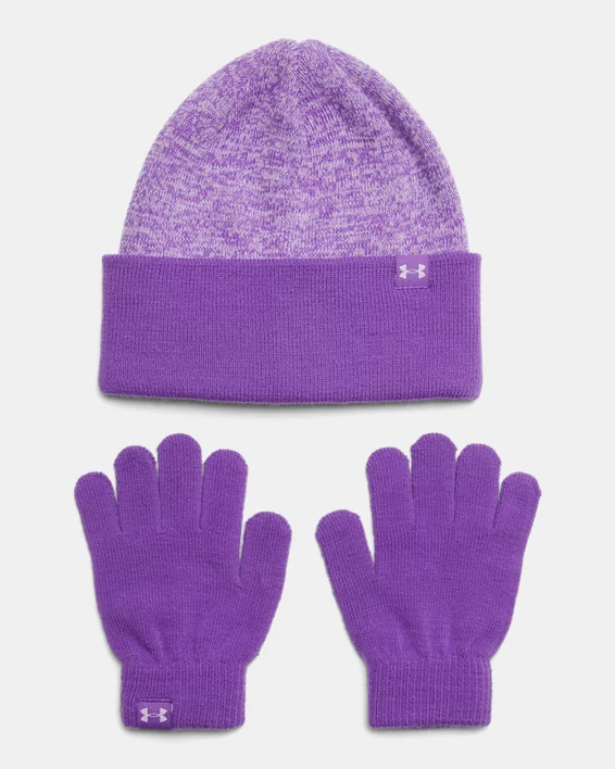 Under Armour Set de gorro y guantes UA para niña  