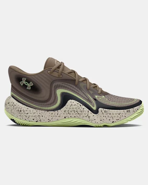 Under Armour Zapatillas de baloncesto UA Spawn 6 Mid Camo unisex  