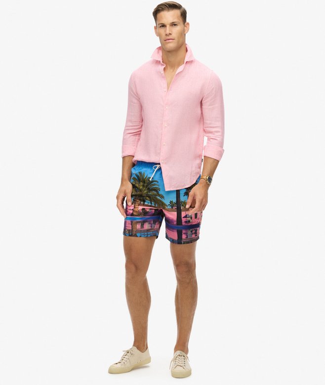 superdry Bañador con estampado fotográfico 43 2 cm en material reciclado