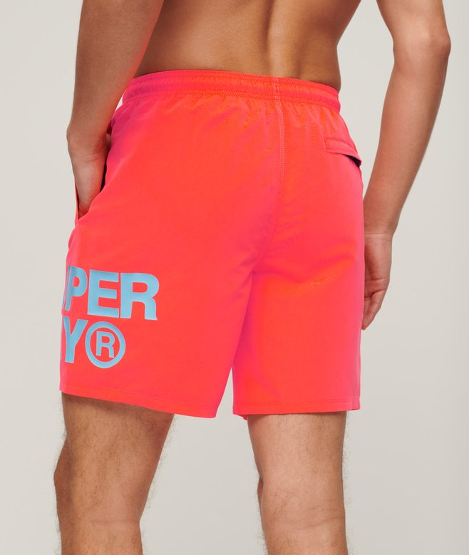 Superdry Bañador Sportswear De 43 2 Cm Con Logo De Material Reciclado