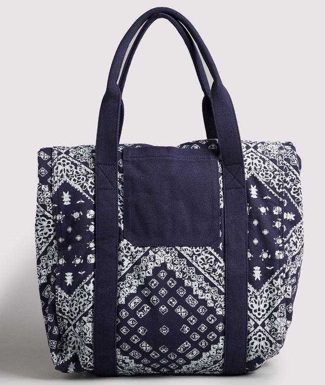 Superdry Bolso Tote Unisex Con Parte Superior Enrollable Y Logotipo Vintage Logo Tangled