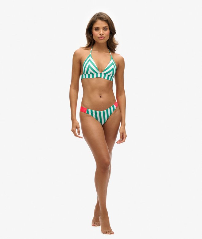 Superdry Braguita De Bikini A Rayas De Diseño Atrevido